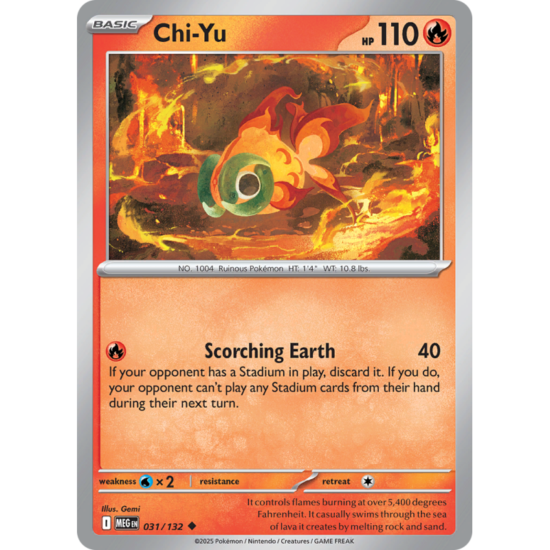 Chi-yu 031/132 Mega Evolution.